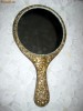 Oglinda de dama de toaleta veche in bronz in stil Renascentist