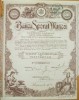Actiune -" BANCA Sporul Muncii" 500 Lei, 1931