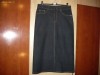 Fusta blugi/jeans lunga, bleumarin, C-IN-C, diverse marimi, NOI