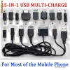 Incarcator Usb Universal 15 in1 Pt Gsm/Iphone/Nintendo/Psp/Blackberry/Htc