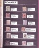 ROM1.LOT TIMBRE ROMANIA.STAMPILATE.DIFERITE.