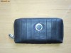 PORTOFEL NEGRU, PIELE 100% ,NOU