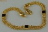 BRATARA PLACATA CU AUR GALBEN DE 18K CU ZIRCONIU VIOLET