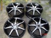 Set 4 jante aliaj multifit 4x100 si 4x108 pe 18