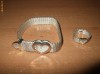 set argint 925 bratara inel