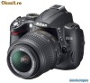 Nikon D5000 kit 18-55mm f/3.5-5.6 AF-S VR NOU ZERO CADRE!!
