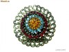 Brosa Rotunda Vintage Cristale Swarovski
