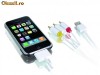 Cablu Audio/Video cu USB iPhone/iPod - Macally AVCABLE II