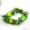 Bratara Verde Elastica din Scoici