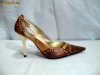 Pantofi culoare bronz ,1 to 3 (V5389 PLATA) decupati - 50% REDUCERE