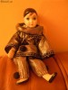 CLOVN PORTELAN FETITA, COSTUM ARGINTIU