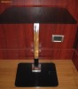 Stand laptop sticla, negru