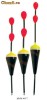 Set 3 plute lemn Baracuda flotabilitate 6/ 8/ 10