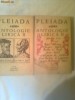PLEIADA - ANTOLOGIE LIRICA II  -partea I si partea a II-a