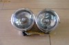 Far/Lampa Dublu Rotund,Crom Streetfighter - Nou!