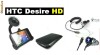 suport auto + incarcator + husa htc desire hd original  masina