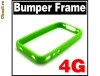 BUMPER SILICON IPHONE 4 4G GREEN!HUSA TOC CARCASA!PROTECTIE MAXIMA