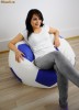 Fotoliu piele Eco Minge de Fotbal - fotoliu beanbag, tip sac, fotolii sac, fotolii para, fotolii beanbags, fotoliu gogoasa