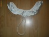 BIKINI ALBI DIN MATASE SI CU PERLE!!!