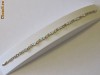 Bratara din aur, 4,03g, cu pietre naturale topaz si diamant