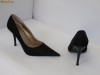 DEOSEBITI ! Pantofi de gala negri  ,  lurex - (Belle Woman 169-1 black)  REDUCERE EXCEPTIONALA DE PRET