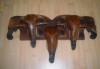 Cuier sculptat cu elefanti, HAND MADE ... SUPERB !!!!