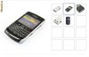 husa MESH CASE COVER  BLACKBERRY BOLD 9700 WHITE