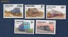 1144.SERIE TIMBRE NESTAMPILATE - TANZANIA - LOCOMOTIVE - 1985- 5 VAL.
