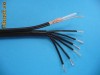 7 in 1 ; 1x1Cablu coaxial RG59 +  6x1conductor fire rasucite. Pt. video interfoane.