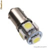 bec led leduri auto BA9S T11 cu 5 SMD 5050 becuri led