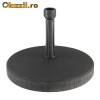 Suport umbrela, baza parasolar 46cm gri Ikea LOKO, pentru umbrela gradina, terasa, mobilier gradina