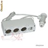 priza tripla cu usb culoare alba