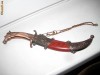 Hanger oriental cu tematica cai din metal