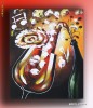 Tablou bar 60x50cm ulei/panza pe sasiu - Cheers 3 -