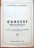 PLIANT VECHI CONCERT SIMFONIC, ATENEUL ROMAN, 1947