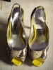 OMG Sandale JESSICA SIMPSON piele naturala, sarpe, noi cu defecte sample de magazin 35/36