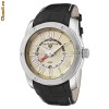 Swiss Legend 10005G-010 Traveler GMT Gold Dial Lthr