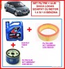 ULEI DACIA LOGAN 1.4 SI 1.6 BENZINA, FILTRU AER SI FILTRU ULEI