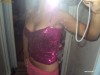 Maieu/corset deosebit roz cu paiete 10 lei