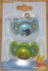 Set Suzete 2 bucati pentru baieti,Disney, WINNIE THE POOH, Eeyore si Tigger, de la 3+luni,din silicon,forma orthodontica,NOU! din UK albastru+verde