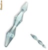 Soft-Dildo 'Galaxia Blue Crystal', 21 cm