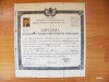 DIPLOMA DE CAPACITATE DE INVATATOR PT. INVATAMANTUL PRIMAR PRACTIC REGALISTA  1946 **