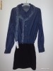 ROCHII ROCHIE ZARA TRF, CAMASA BLUGI+FUSTA MULATA NEAGRA, L, SI PENTRU EGERI