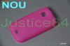 Husa Silicon GeL Nokia C5-03 NOU de CaLiTaTE RoZ aprins SicLam  Mat cu Laterala Transparenta Lucioasa Model Deosebit