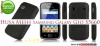 HUSA BLACK NEAGRA AIR MESH PERFORATA SAMSUNG S5660 GALAXY GIO - TRANSPORT GRATUIT