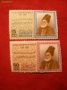 Serie- 100 Ani -Poet Ghalib 1969 Pakistan ,2 val.