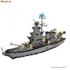 jucarie nava de razboi tip lego, vapor de lupta din 970 de piese, vapor lego figurine, jocuri educative