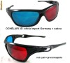 Ochelari 3d - Sticla! model red/cyan green /magenta CADOU! Buc/Provincie