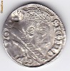 Polonia TRIPLUGROS-TROJAK argint 1597,RARA,Sigismund III,moneda din salba