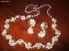 Set colier,cercei,bratara perle